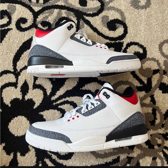 Air Jordan 3 Retro denim SE “Fire red” - Picture 5 of 10